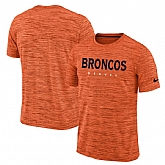 Men's Denver Broncos Nike Orange Velocity Performance T-Shirt,baseball caps,new era cap wholesale,wholesale hats